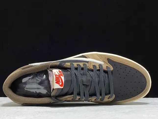 HYPE x Air OG Travis Low Mocha SP Jordan Scott 1 Dark CQ4277-001 0623